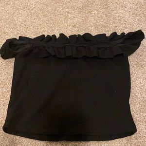 Off the shoulder crop top